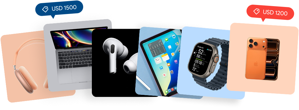 A collection of devices ready for their next life